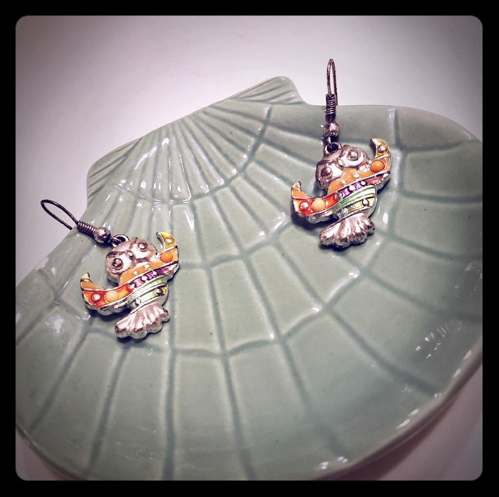 Colorful Owl earrings